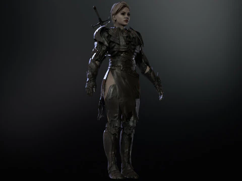 KnightGirl2 3D Model
