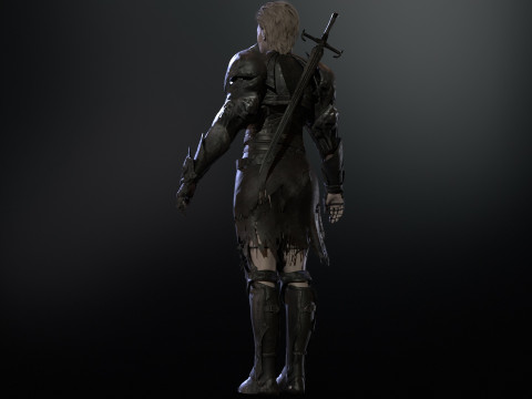 KnightGirl2 Model 3D