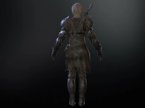 KnightGirl2 3D Model