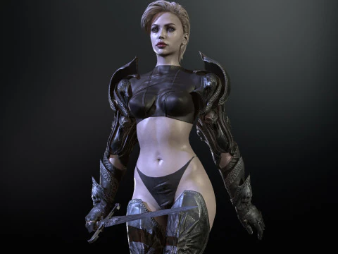 KnightGirl2 3D Model