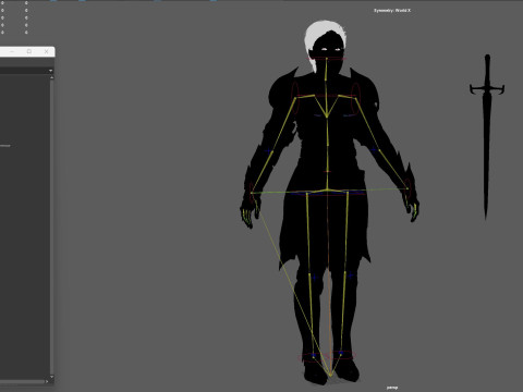 KnightGirl2 Model 3D
