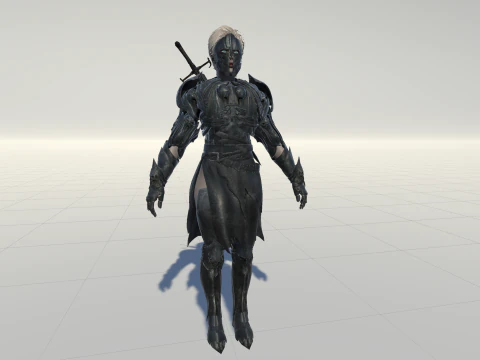 KnightGirl2 3D Model