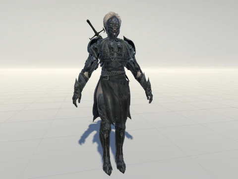 KnightGirl2 3D Model
