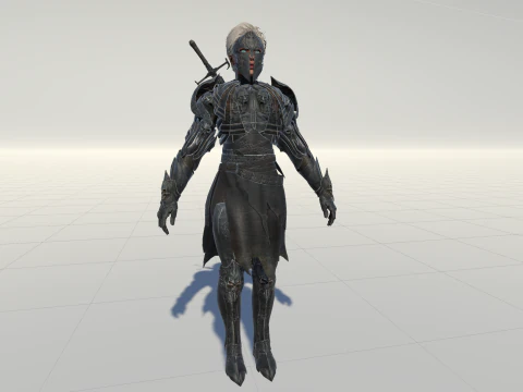 KnightGirl2 3D Model