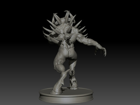 DemonBoss5 High Poly for 3d Print 3D 打印模型