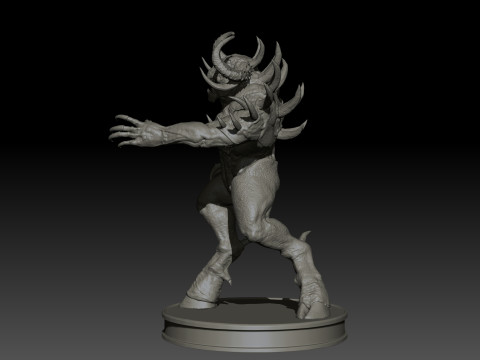 DemonBoss5 High Poly for 3d Print 3D 打印模型