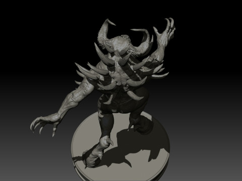 DemonBoss5 High Poly for 3d Print 3D 打印模型