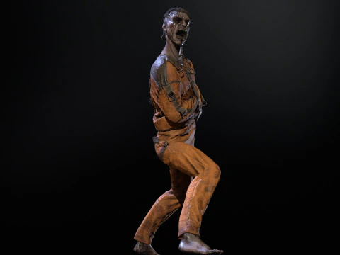 Pasien Zombi Model 3D