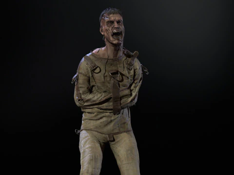 Pasien Zombi Model 3D