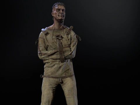 Pasien Zombi Model 3D