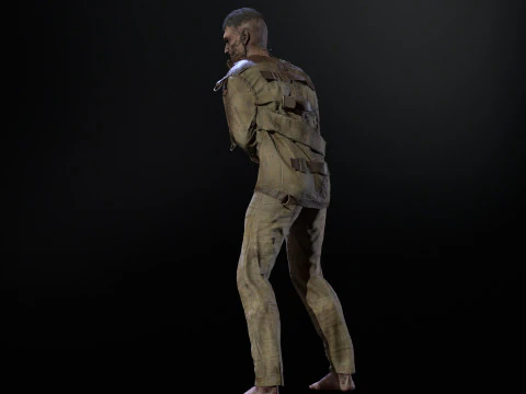 Pasien Zombi Model 3D