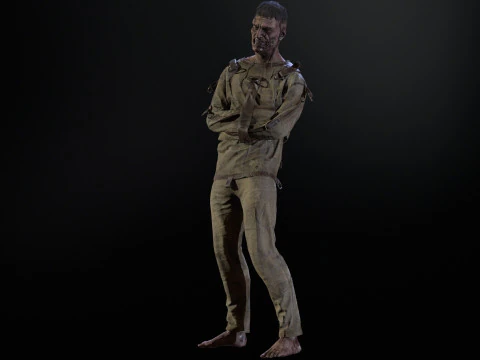 Pasien Zombi Model 3D