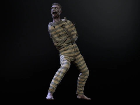 Pasien Zombi Model 3D