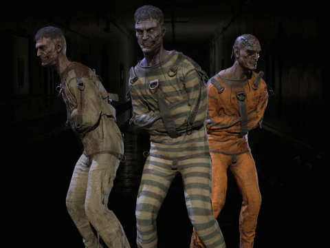 Pasien Zombi Model 3D