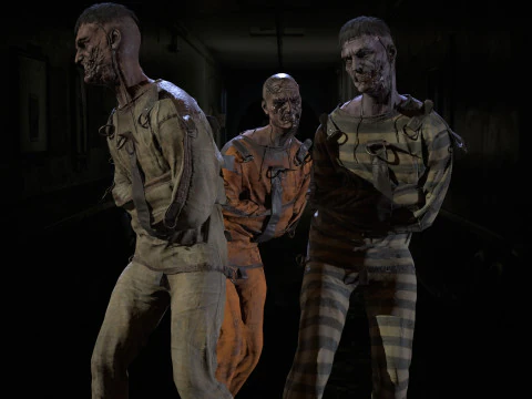 Pasien Zombi Model 3D