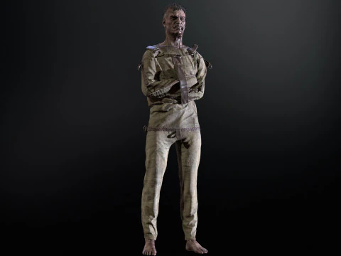 Pasien Zombi Model 3D