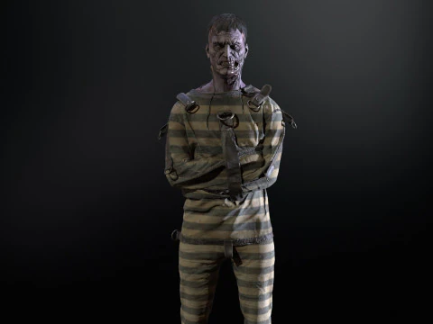 Pasien Zombi Model 3D