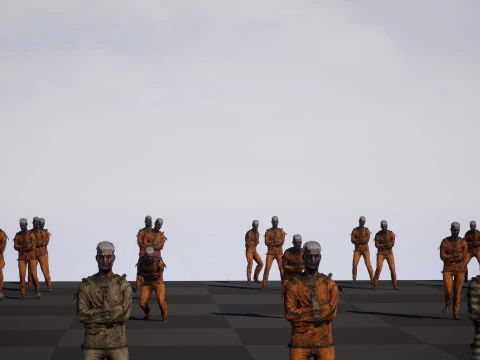 Pasien Zombi Model 3D