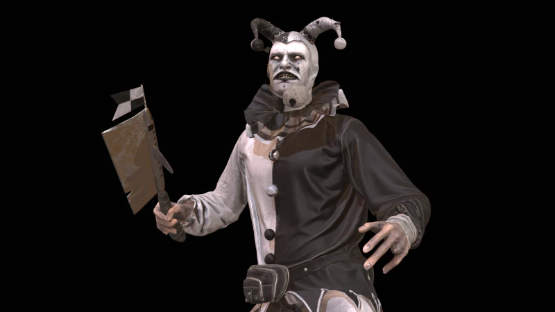ClownManiac 3D Model .c4d .max .obj .3ds .fbx .stl .blend 