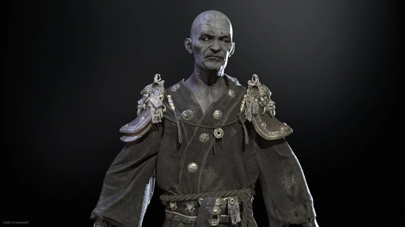 ManiaqueSamouraï Modèle 3D .c4d .max .obj .3ds .fbx .stl .blend