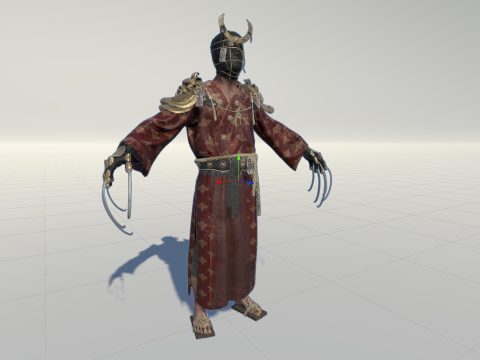 ManiacSamurai 3D Модель
