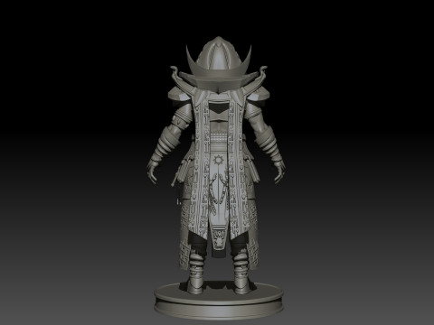 Pharaoh High Poly for 3d Print 3D Принт Модель