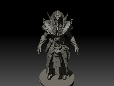 Pharaoh High Poly for 3d Print 3D-printmodel