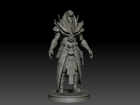 Pharaoh High Poly for 3d Print 3D-printmodel