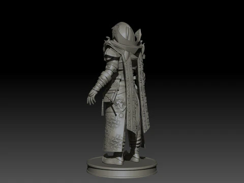 Pharaoh High Poly for 3d Print 3D Print Model