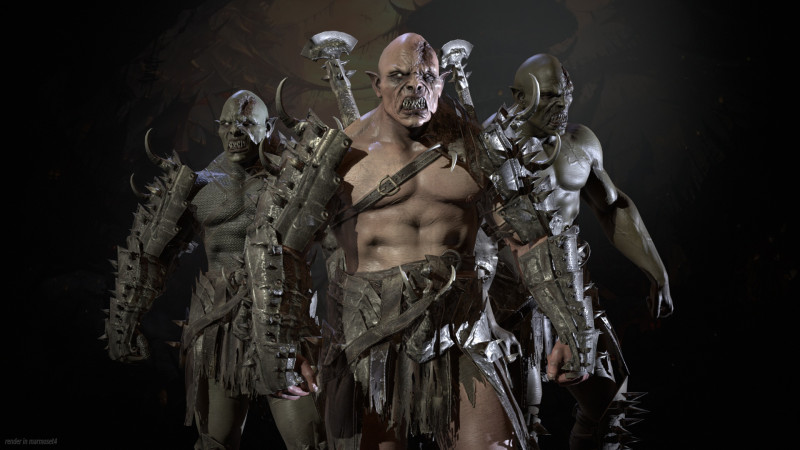 PowerOrc14 3D मॉडल .c4d .max .obj .3ds .fbx .stl .blend 