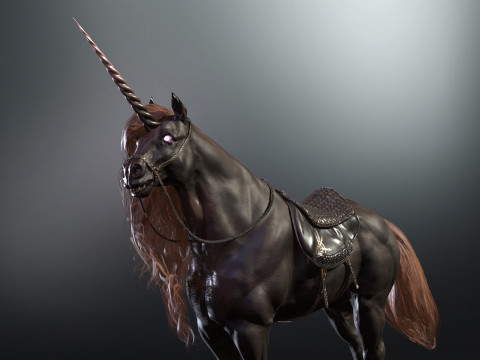 Dark Unicorn 3D Модель