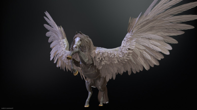 Pegas Modelo 3D .c4d .max .obj .3ds .fbx .stl .blend 