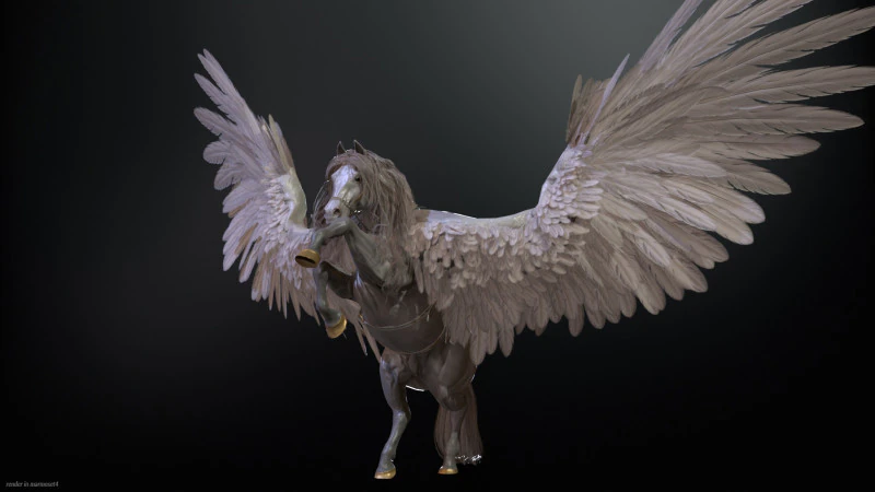 Pegas 3D Model .c4d .max .obj .3ds .fbx .stl .blend 