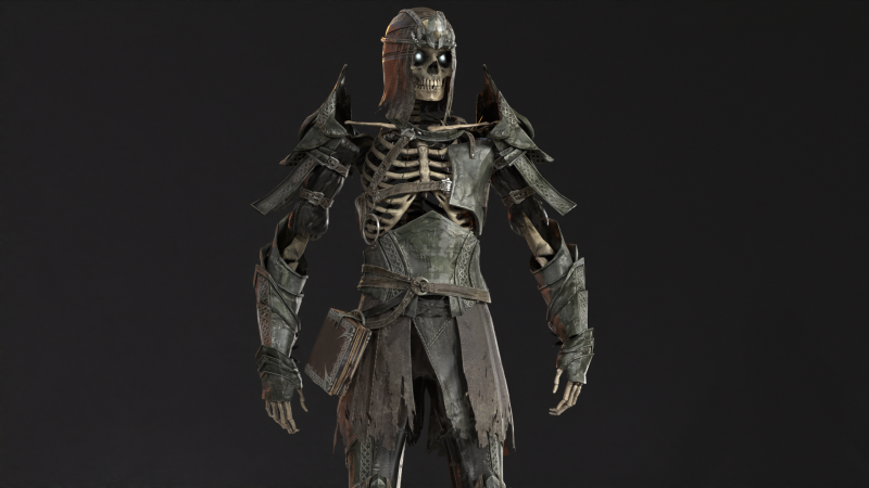 Skeleton 7 3D Model .c4d .max .obj .3ds .fbx .stl .blend 