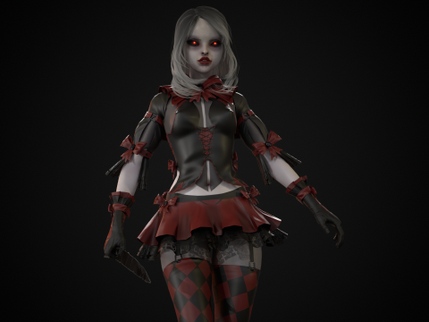 Scary Little Girl 3Dモデル
