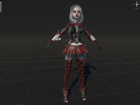 Scary Little Girl 3D Model
