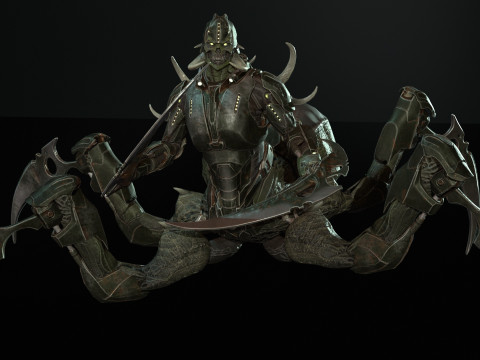 Wasteland Reaper 3D Model