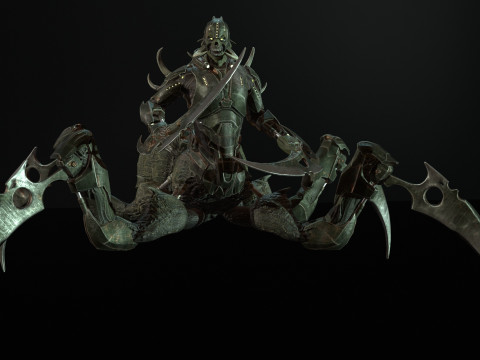 Wasteland Reaper 3D Model