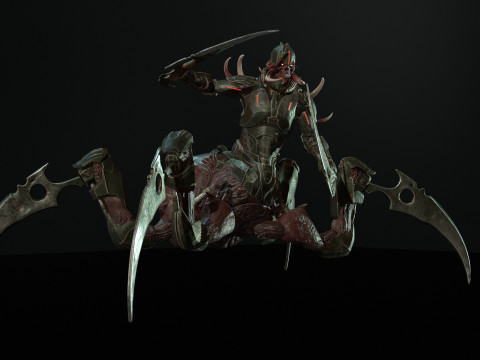 Wasteland Reaper 3D Model