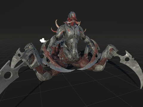 Wasteland Reaper 3D Model