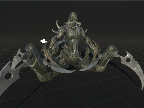 Wasteland Reaper 3D Model