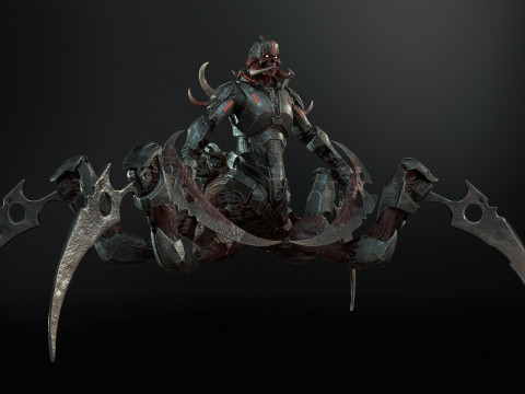 Wasteland Reaper 3D Model