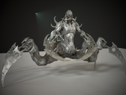 Wasteland Reaper 3D Model