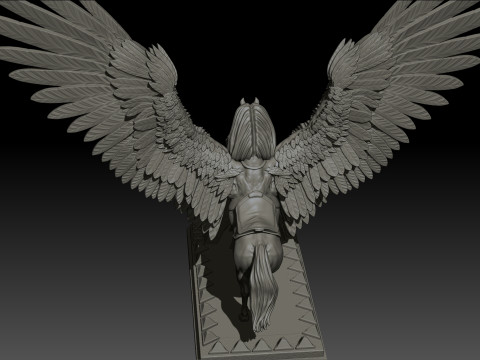 Pegas High Poly for 3d Print 3D Принт Модель
