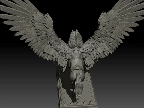 Pegas High Poly for 3d Print 3D Print Model