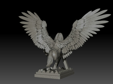 Pegas High Poly for 3d Print 3D Принт Модель