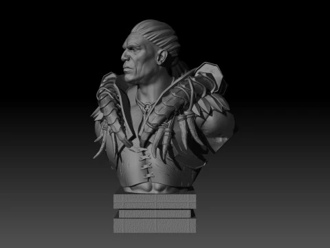 Centaur bust High Poly for 3d Print 3D Print Model