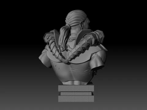 Centaur bust High Poly for 3d Print 3D Print Model