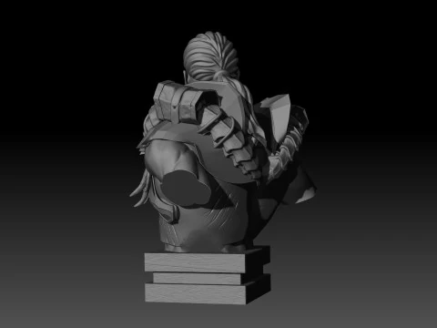 Centaur bust High Poly for 3d Print 3D Print Model
