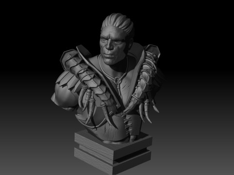 Centaur bust High Poly for 3d Print 3D-printmodel